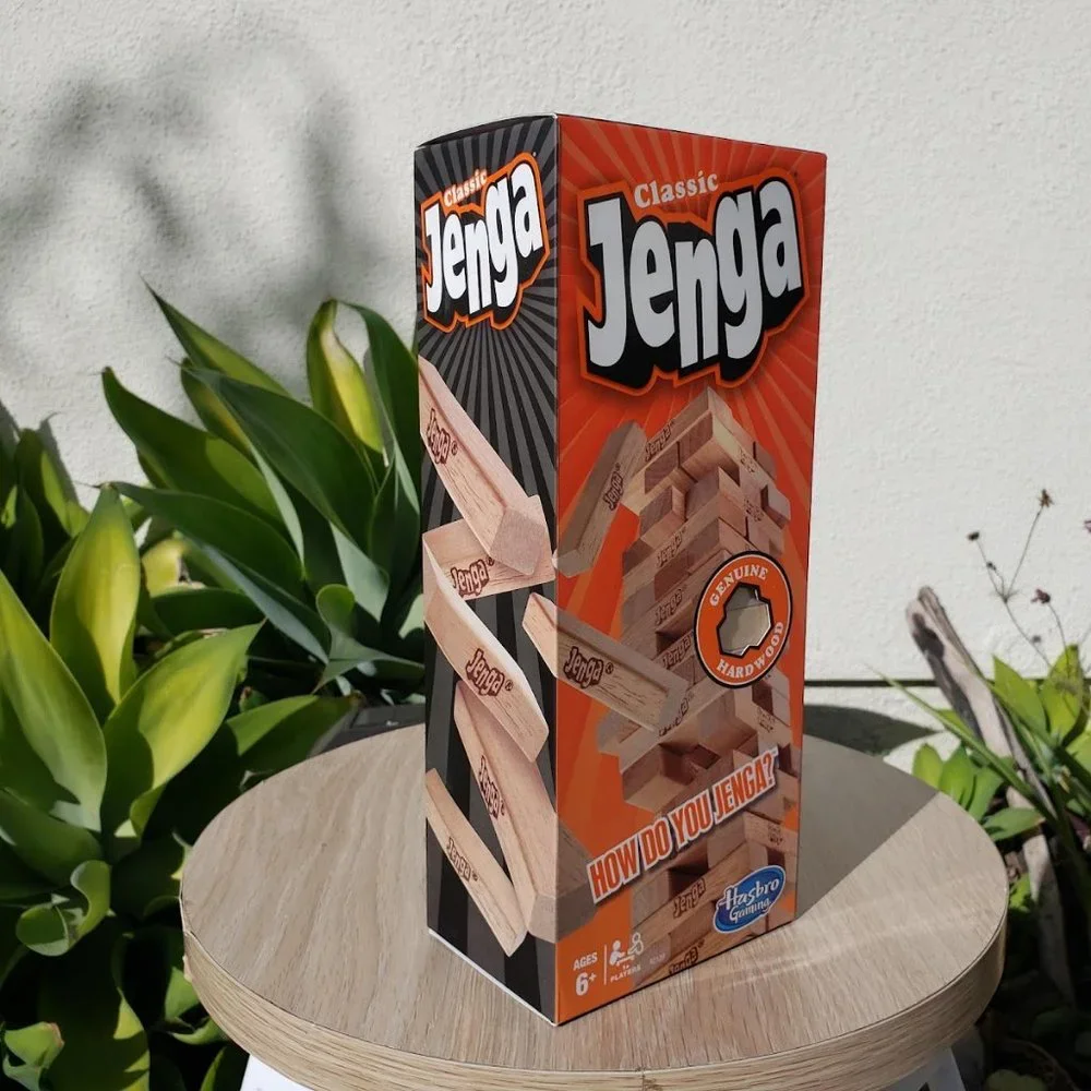 NEW Jenga tower wooden blocks game board game original New Easter Basket Gift
